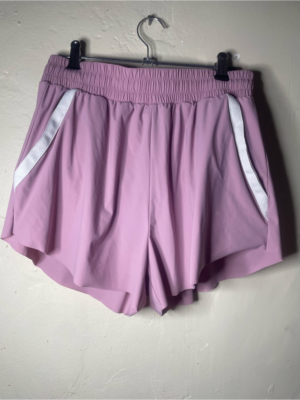 All in Motion Women's Purple Solid Athletic Gym Shorts XS Lightweight Elastic